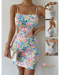 Spring Flowers Mini Dress