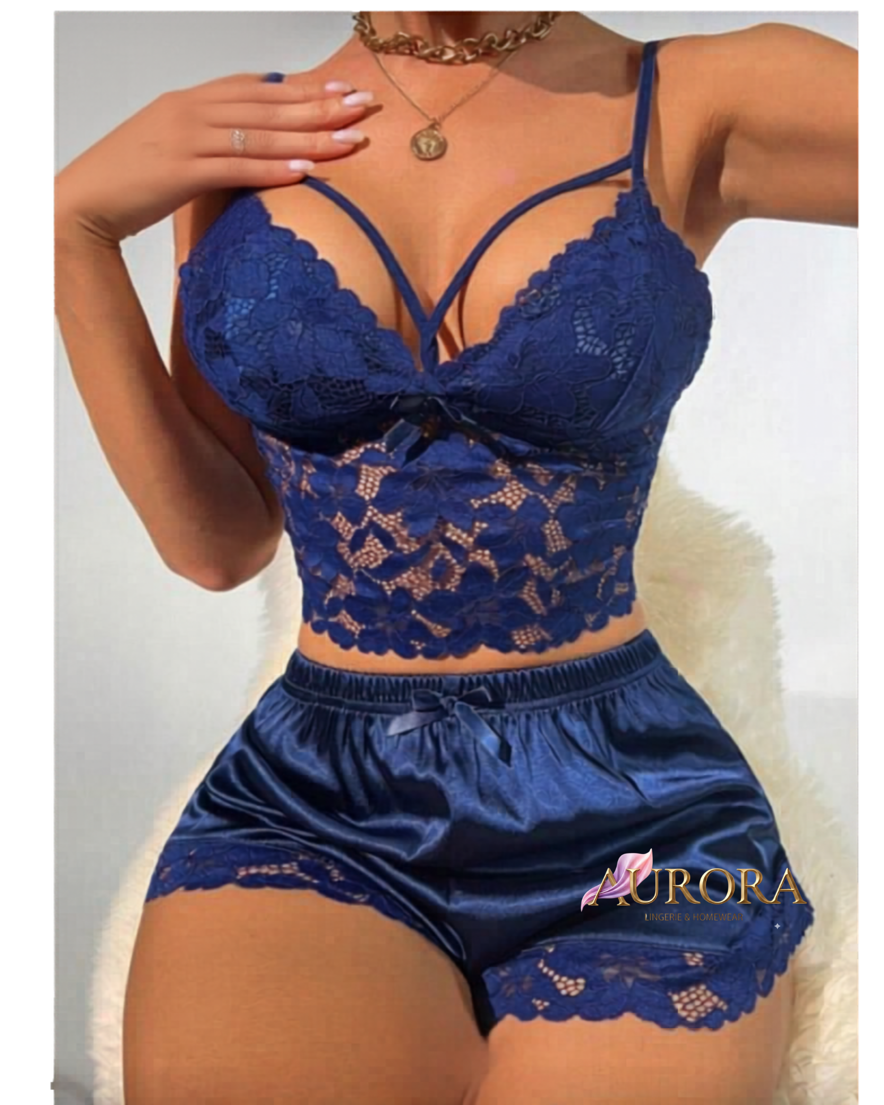 Petite Lace Pyjama Short