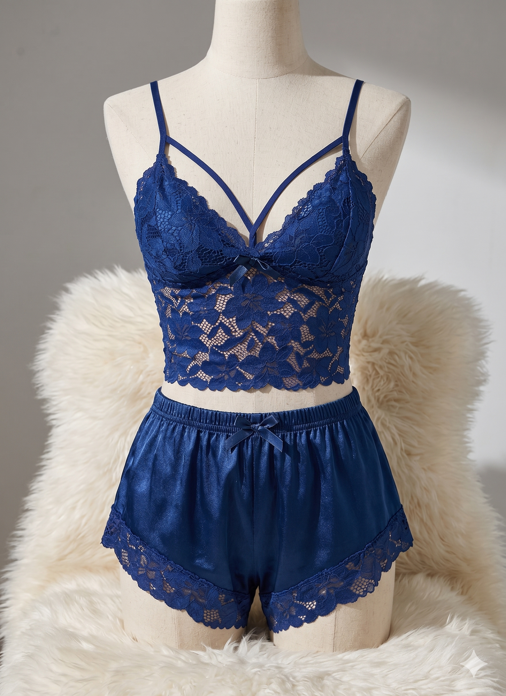 Petite Lace Pyjama Short